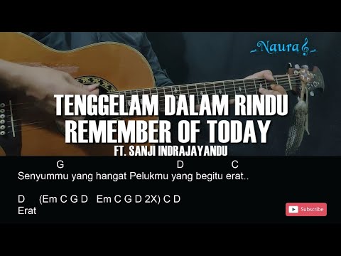 REMEMBER OF TODAY FEAT. SANJI INDRAJAYA - TENGGELAM DALAM RINDU Guitar Chords Lyrics