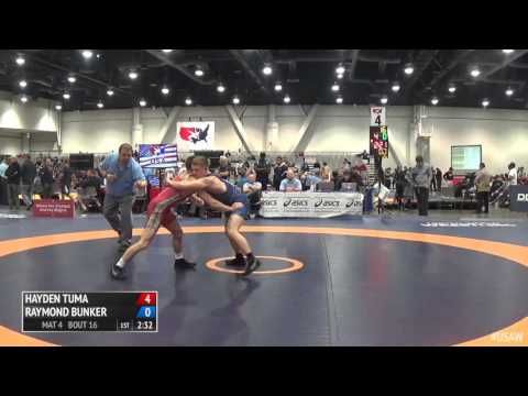 66 Round of 32 - Hayden Tuma, Army WCAP vs Raymond Bunker, Marines