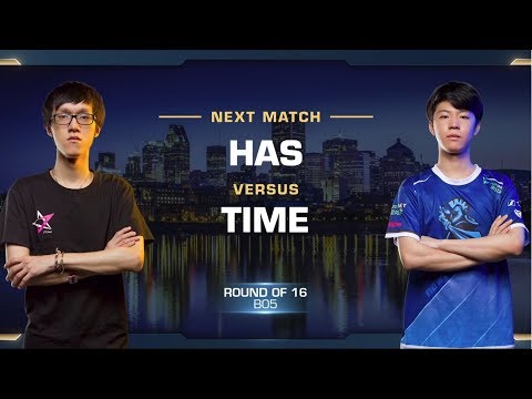 Has vs TIME PvT - Round of 16 - WCS Montreal 2018 - StarCraft II