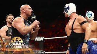 Atlantis & Atlantis Jr. face off vs. FTR before chaos breaks out | AEW Summer Blockbuster, 6/11/25