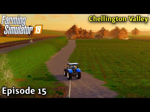 FS19 Timelapse - Chellington Valley Seasons Yr1 Ep 15 PUTTING A TRACK IN