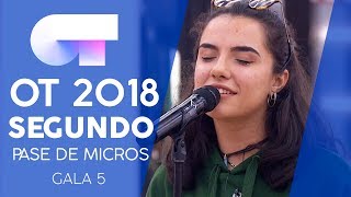 "Y NOS DIERON LAS DIEZ" - MARTA | Segundo pase de micros Gala 5 | OT 2018