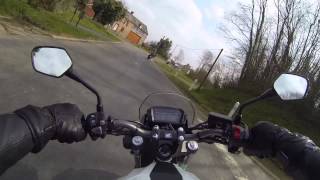 preview picture of video 'Sortie moto Alexis & ses jeunes permis - Basse Normandie - 7 avril 2013'