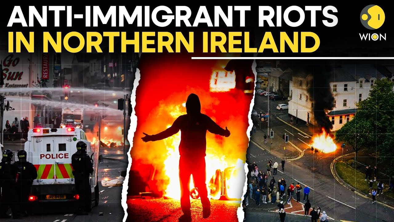 Teen Arrests Spark Riots in Northern Ireland: Water Cannons Fired, Police Clash with Protesters