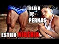 TREINO DE PERNAS ESTILO NIGERIANO | CONCENTRANDO O MÚSCULO