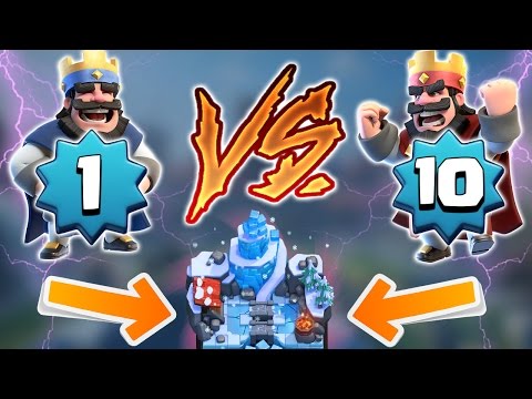 1 ЛВЛ ПРОТИВ 10 ЛВЛ! ЖЕСТЬ НА 8 АРЕНЕ! Clash Royale