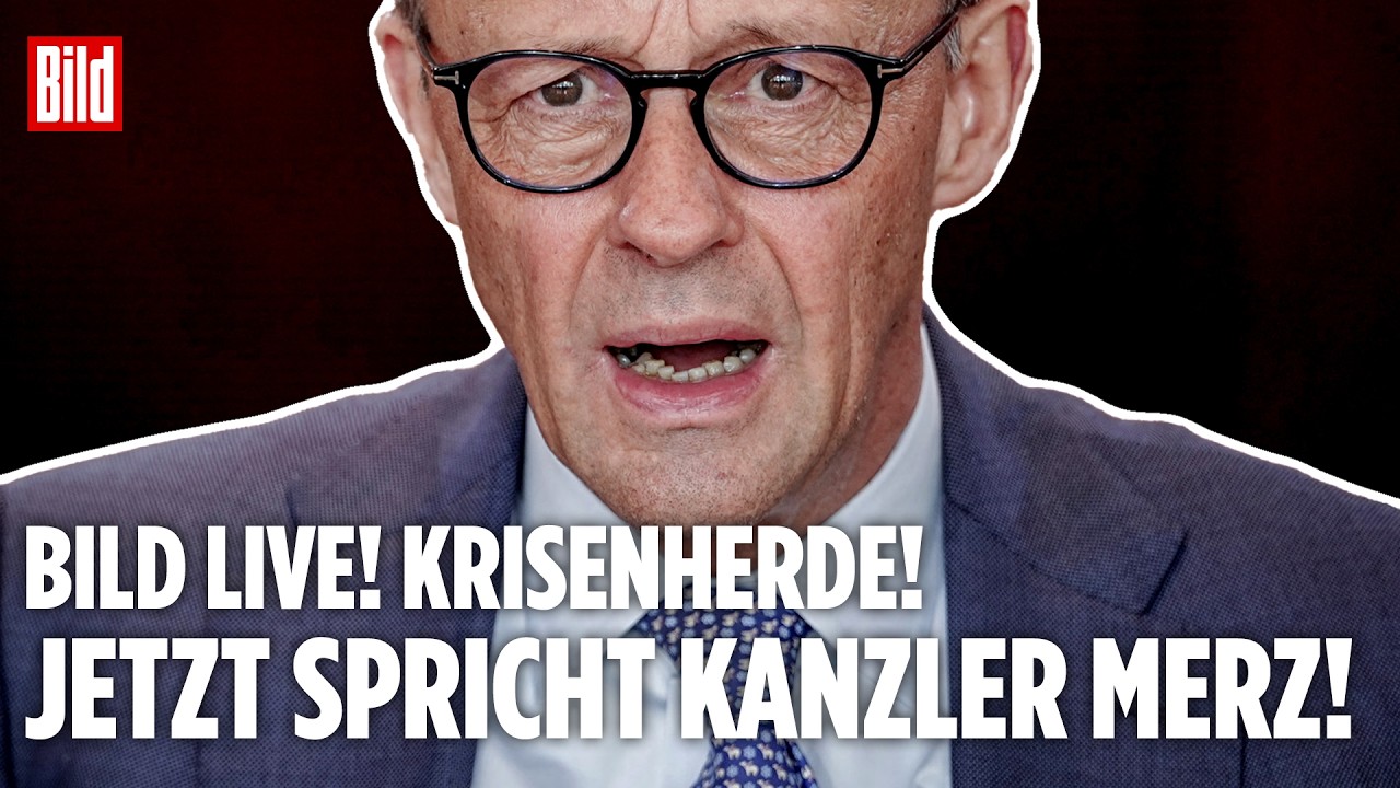BERLIN: Statement von Friedrich Merz! Der Kanzler spricht über die aktuelle Lage I BILD LIVE
