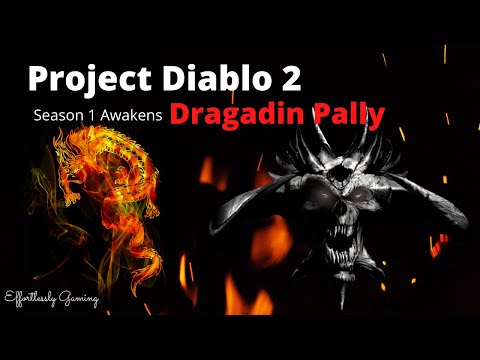 Project Diablo 2 - Dual Dragon Paladins Running - T1 7minute Clear absolutely obliterated!