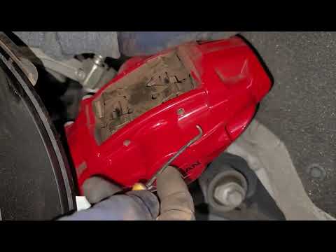 2017 Nissan 370z rear brake pads and rotors replacement (sport brake package)