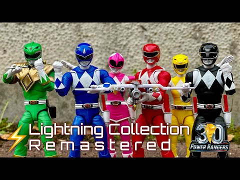 5 things to know on Remastered Mighty Morphin Lightning Collection figures