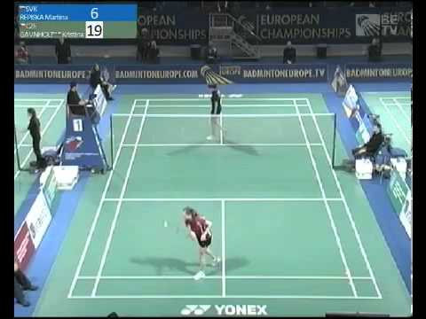 Group (Day 2) - WS - Martina Repiska (SVK) vs Kristina Gavnholt (CZE) - EMTC 2013