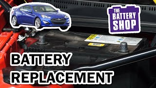 Hyundai Genesis Coupe (2013) - New Battery Install