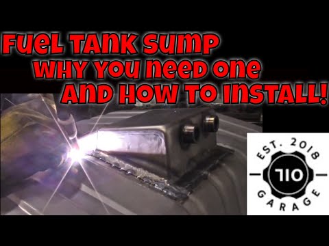 Gas Tank Sump Installation