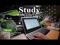 4 HOUR Late Night Study With Me Rain Sounds Lofi Bgm Pomodoro 50 10 Day132 ️