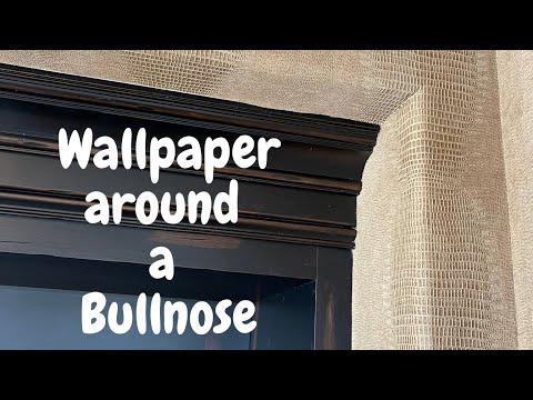How to Wallpaper a Bullnose (Round) Corner - Spencer Colgan
