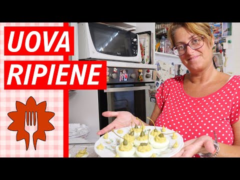 UOVA RIPIENE con TONNO, CAPPERI e ACCIUGHE