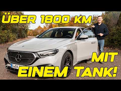2024 Mercedes E220d 4Matic | Wie ist DIESER Verbrauch möglich?! |  1000KM Verbrauchstest