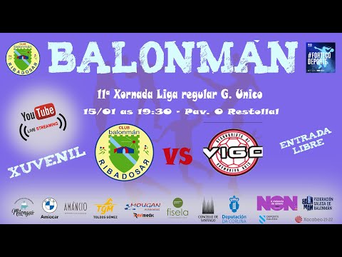 11ª Xornada Xuvenil  Masc. Liga Prata grupo A Bm Ribadosar  vs Reconquista  Vigo