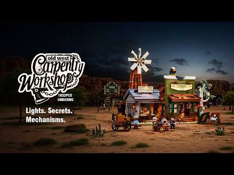Vidéo Lumibricks The Old West 14015 : Atelier de Menuiserie Occidentale