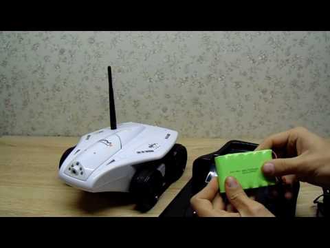 Танк-шпион WiFi Happy Cow I-Tech с камерой / распаковка / обзор