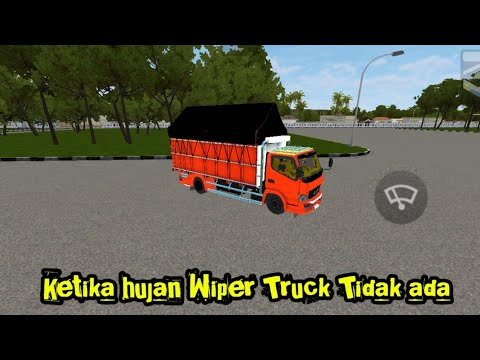Ketika Hujan Wiper Truck Tidak ada|||Meme BUSSID...