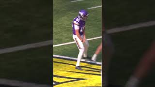 Will Reichard celebrates after franchise record 62-yard field goal 😤