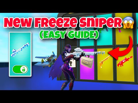 Fortnite 1v1 With Every Gun NEW Freeze Sniper😱(Easy Guide)!