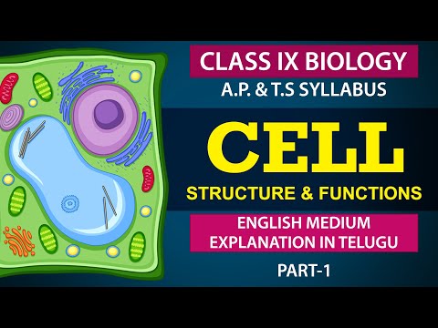 Cell its Structure & Functions Intro | Telugu Explanation