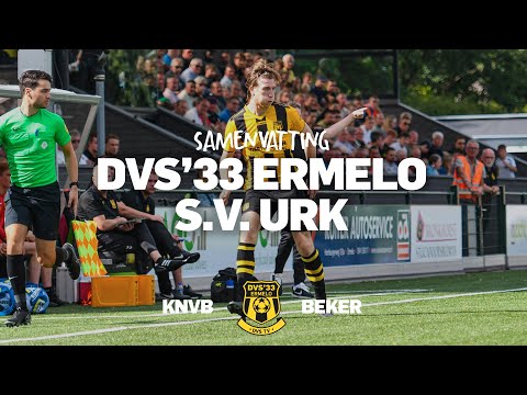 ÉÉN GOAL IS GENOEG VOOR DVS'33 ERMELO TEGEN URK | KNVB Beker | Samenvatting
