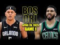 Boston Celtics Vs Orlando Magic Full Game 1 Highlights April 20 2025 NBA Playoffs