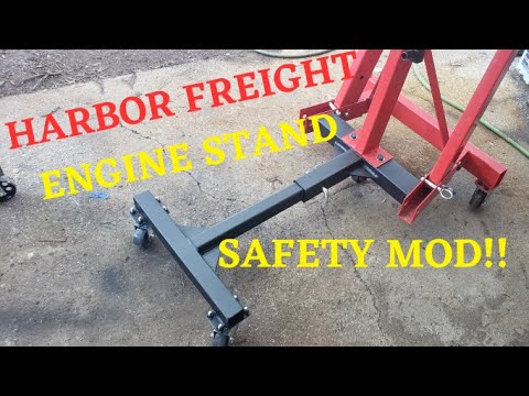 Safety Mod For Harbor Freight Engine Stand