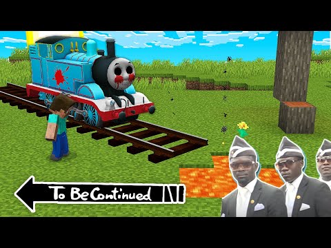Real THOMAS THE TANK ENGINE.EXE in Minecraft - Coffin Meme