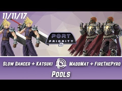 Port Priority 2 - Slow Dancer + Katsuki Vs. MaddMat + FireThePyro - Pools