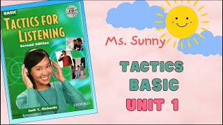 Tactics for Listening Basic 2nd Edition – Unit 1: Names and Introductions
