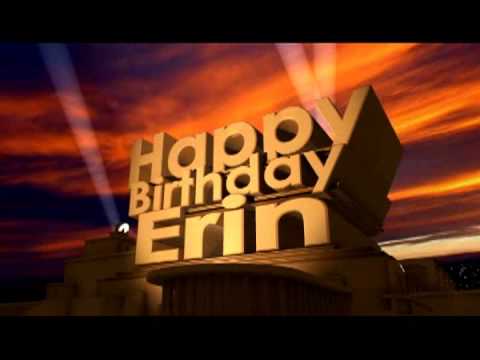 Happy Birthday Erin