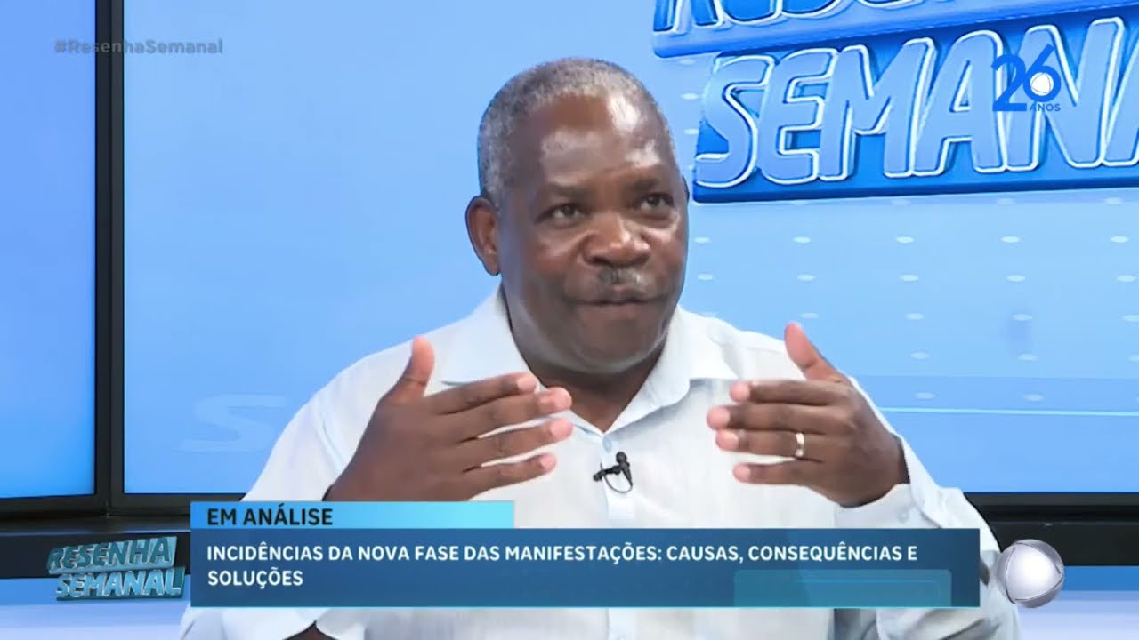 #ResenhaSemanal | Muchanga: Sinto pena do meu país; Conheço os índices da criminalidade...