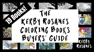 Kerby Rosanes Coloring Books Buyers' Guide