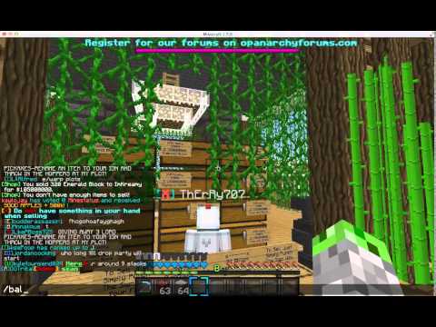 Travis Ito - Minecraft: OP Anarchy! Lord Rank + Emerald Chest Giveaway!