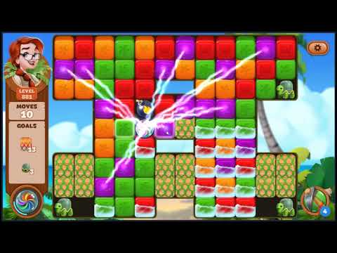 Lost Island Blast Adventure Level 881 - NO BOOSTERS 🏝️ | SKILLGAMING ✔️