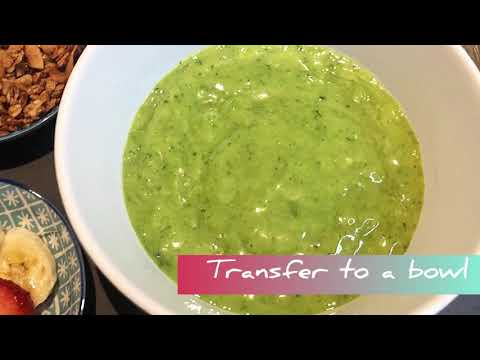 Green Goddess Smoothie Bowl Recipe