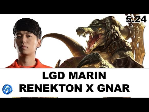 LGD Marin - Renekton vs Gnar - Kr SoloQ