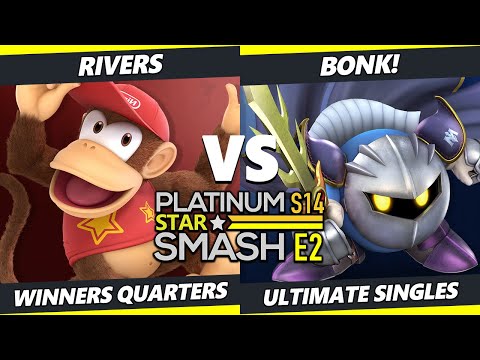 PSS S14:E2 Winners Quarters - Rivers (Diddy Kong) Vs. BONK! (Meta Knight) SSBU Ultimate Tournament