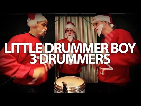 🎵 Little Drummer Boy - 3 Drummers 🎄