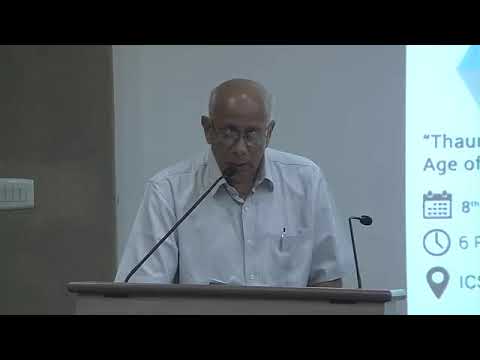 Thaumaturgy in the Age of Science by Prof. V. Balakrishnan, India's Feynman in 2016 at IIT Chennai