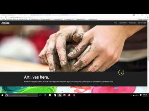 Create a Parallax Site with MaterializeCSS