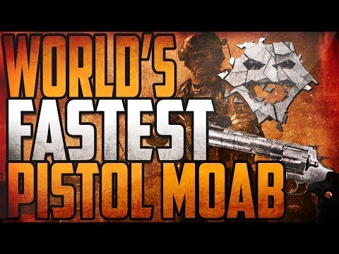 MW3: WORLD'S FASTEST PISTOL MOAB!!! *SOLO* (98 Seconds)