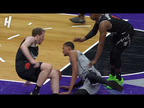 Raptors Get VERY Physical With Wemby 👀