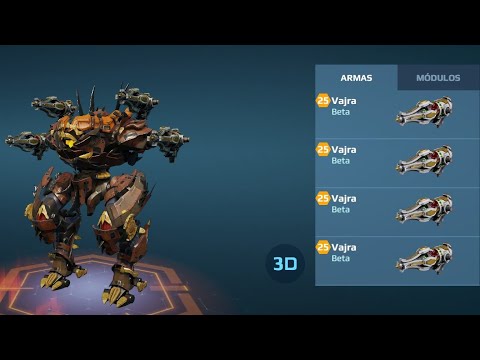 Titan HEIMDALL with NEW VAJRA War Robots Gameplay WR
