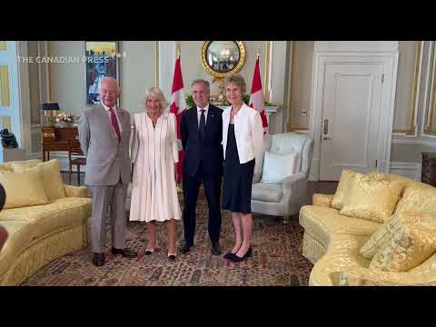 Prime Minister Mark Carney meets with the King