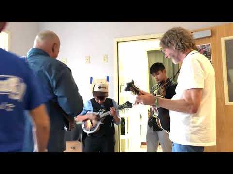 Crying Uncle (Miles and Teo Quale) Jam with Sam Bush and Frank Solivan, Pickin’ in the Pines 2019